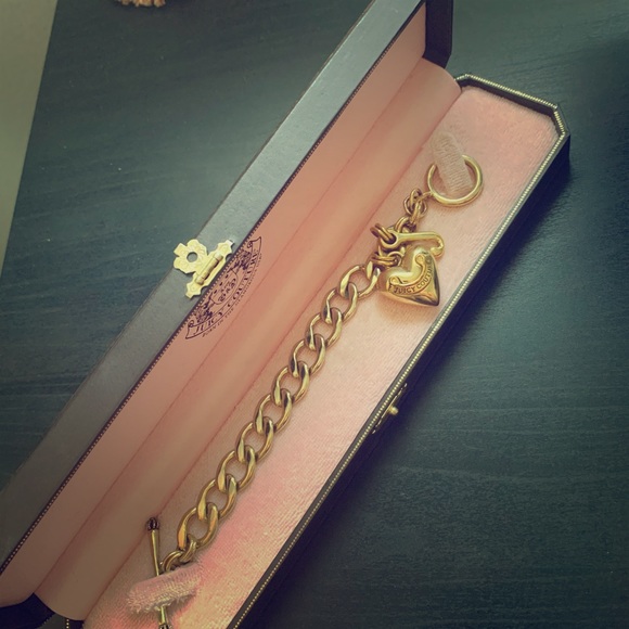 Juicy Couture Jewelry - Vintage Juicy Couture Gold Chain Bracelet